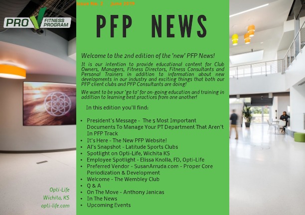 Bulletin PFP mars 2022 &#8211; Programme Pro Fitness