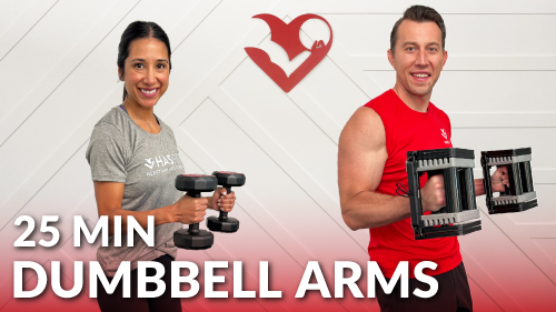 25 Min Dumbbell Arms Workout &#8211; HASfit