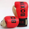 Gants de boxe pour sessions d'entraînement intensives rouget et doré